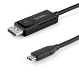 Cable USB-C a DisplayPort 1.4 - Bidireccional, 1 m, USB Tipo C, DisplayPort, Macho, Macho, Derecho