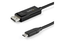 Cable USB-C a DisplayPort 1.4 - Bidireccional, 2 m, USB Tipo C, DisplayPort, Macho, Macho, Derecho