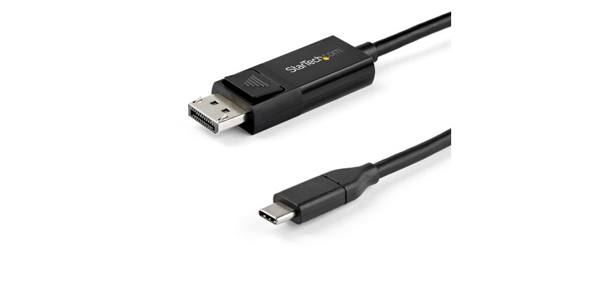 StarTech.com Câble USB Type-C vers DisplayPort 1.4 (bidirectionnel) - 2m - Adaptateur USB-C à DP