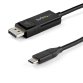 Cable USB-C a DisplayPort 1.4 - Bidireccional, 2 m, USB Tipo C, DisplayPort, Macho, Macho, Derecho