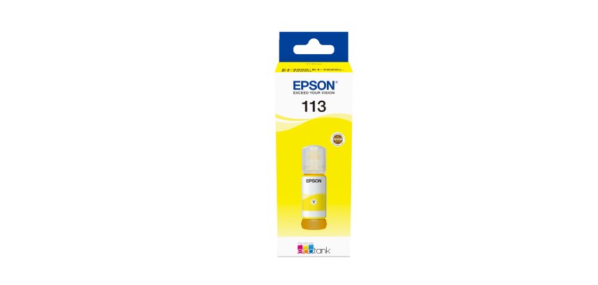 Epson 113 EcoTank Pigment Yellow ink bottle