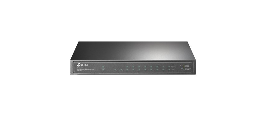 TP-Link TL-SG1210P Non-géré Gigabit Ethernet (10/100/1000) Connexion Ethernet, supportant l'alimentation via ce port (PoE) Gris