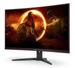 AOC G2 C32G2ZE/BK écran plat de PC 80 cm (31.5") 1920 x 1080 pixels Full HD LED Noir, Rouge