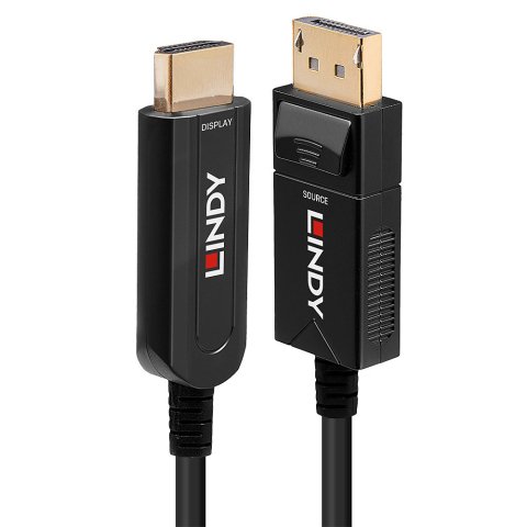 Lindy 38491 adaptador de cable de vídeo Negro