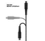 Lindy Câble renforcé USB type C vers Lightning, charge & synchro, 1m