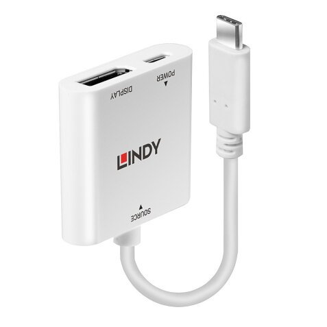 Lindy 43289 adaptateur graphique USB 3840 x 2160 pixels Blanc