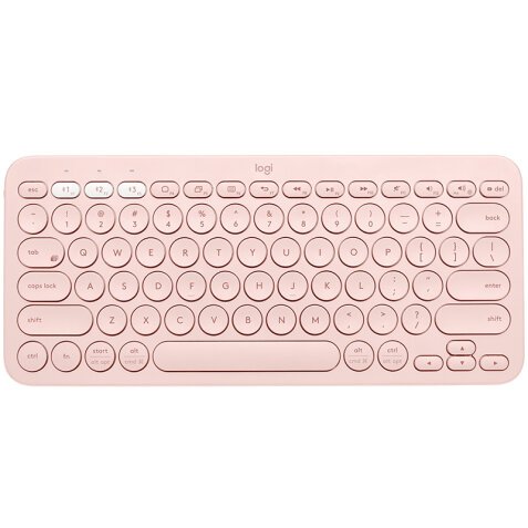 Logitech K380 Multi-Device teclado Universal Bluetooth QWERTY Español Rosa