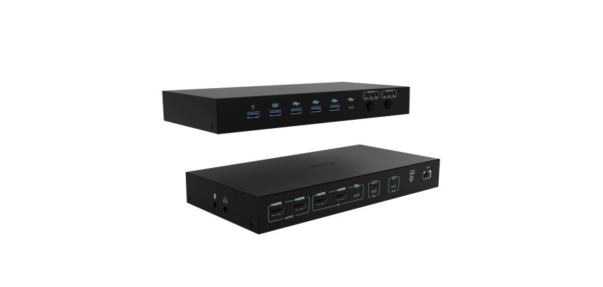 i-tec USB-C KVM Dock PRO for Three Hosts, Dual Video, with 2x Power Delivery, max 92W