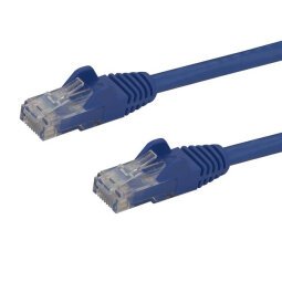 StarTech.com Cable de 1,5m Cat6 Ethernet de Red Azul - RJ45 sin Enganches - 24AWG