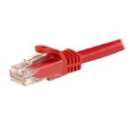 StarTech.com Cordon de raccordement UTP CAT6 (1,5 m) sans crochet - Câble patch RJ45 - Rouge