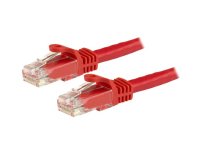 StarTech.com Cordon de raccordement UTP CAT6 (1,5 m) sans crochet - Câble patch RJ45 - Rouge