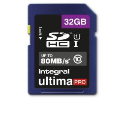 Integral INSDH32G10-80U1 mémoire flash 32 Go SD UHS-I