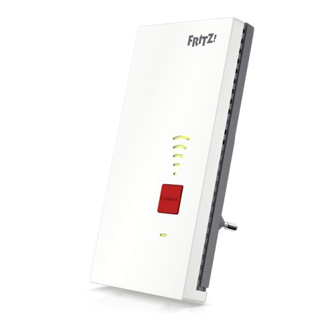 Repeater FRITZ! 2400 INT Ricevitore e trasmettitore di rete Grigio, Bianco 10, 100, 1000 Mbit/s