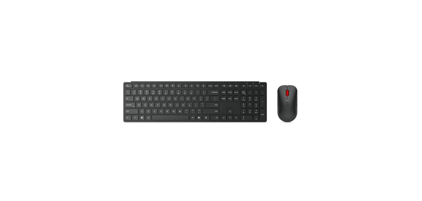 Lenovo 4X31S04810 clavier Souris incluse Bureau RF sans fil + Bluetooth Français Noir