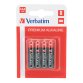 Verbatim Piles alcalines AAA