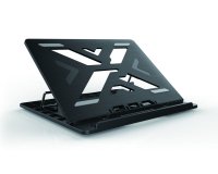 Conceptronic ERGO Laptop Cooling Stand Laptop stand Black 39.6 cm (15.6")