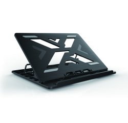 Conceptronic ERGO Laptop Cooling Stand Laptop stand Black 39.6 cm (15.6")