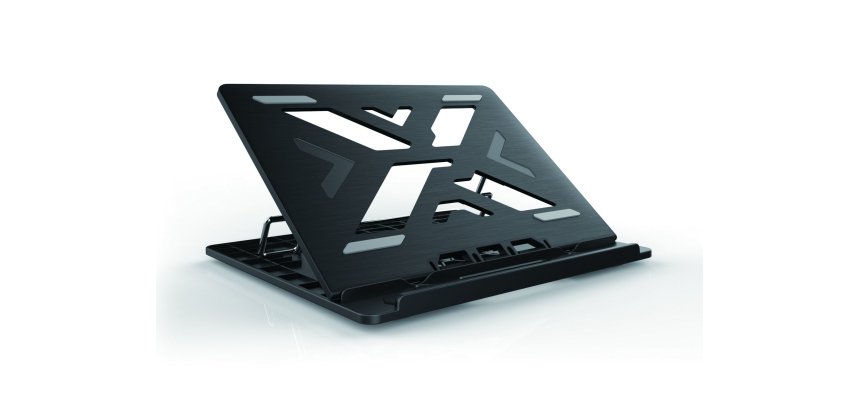 Conceptronic ERGO Laptop Cooling Stand Supporto per computer portatile Nero 39,6 cm (15.6")