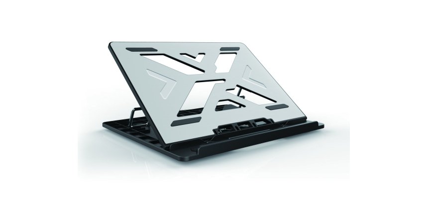 Conceptronic THANA ERGO S, Laptop Cooling Stand Supporto per computer portatile Grigio 39,6 cm (15.6")