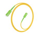 AISENS Cable Fibra Óptica Latiguillo G657A2 3.0 9/125 SMF Simplex CPR DCA LSZH, SC/APC-SC/APC, Amarillo, 2.0m