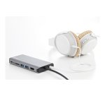 Adaptador Multipuertos USB-C Ethernet - Audio y Micrófono 