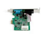 StarTech.com 2-port PCI Express RS232 Serial Adapter Card - PCIe RS232 Serial Host Controller Card - PCIe to Dual Serial DB9 Card - 16950 UART - Expansion Card - Windows & Linux