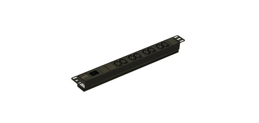 APC EPDU1016B unità di distribuzione dell'energia (PDU) 8 presa(e) AC 1U Nero
