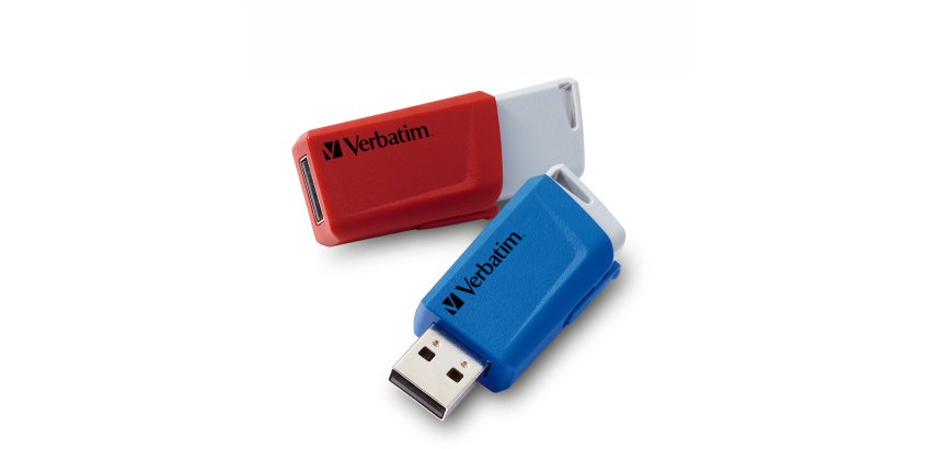 Verbatim Clés USB Store 'n' Click 2 x 32 Go Rouge / Bleu