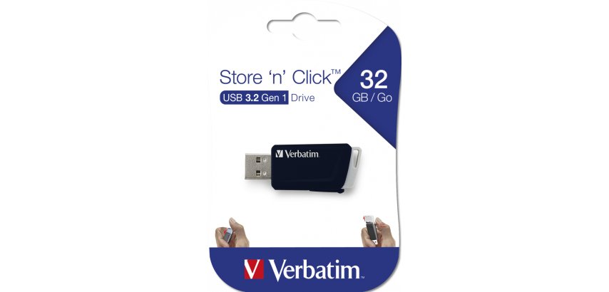 Verbatim Clé USB Store 'n' Click 32 Go