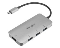 Targus ACH226EU hub de interfaz USB 3.2 Gen 1 (3.1 Gen 1) Type-C 5000 Mbit/s Plata