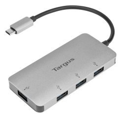 Targus ACH226EU hub de interfaz USB 3.2 Gen 1 (3.1 Gen 1) Type-C 5000 Mbit/s Plata