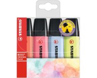 Surligneur BOSS ORIGINAL Pastel, étui en PET de 4