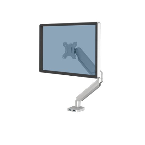 Fellowes Platinum Series 8056401 soporte para monitor 101,6 cm (40") Escritorio Plata