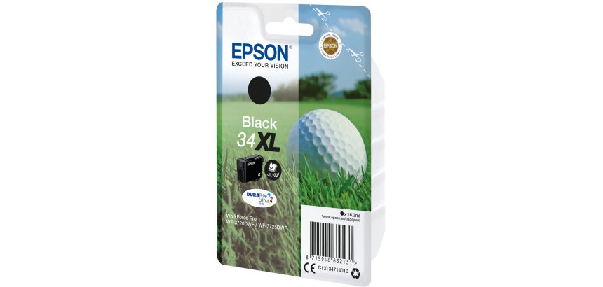 Epson Golf ball Inchiostro nero singolo DURABrite Ultra Pallina da golf 34XL