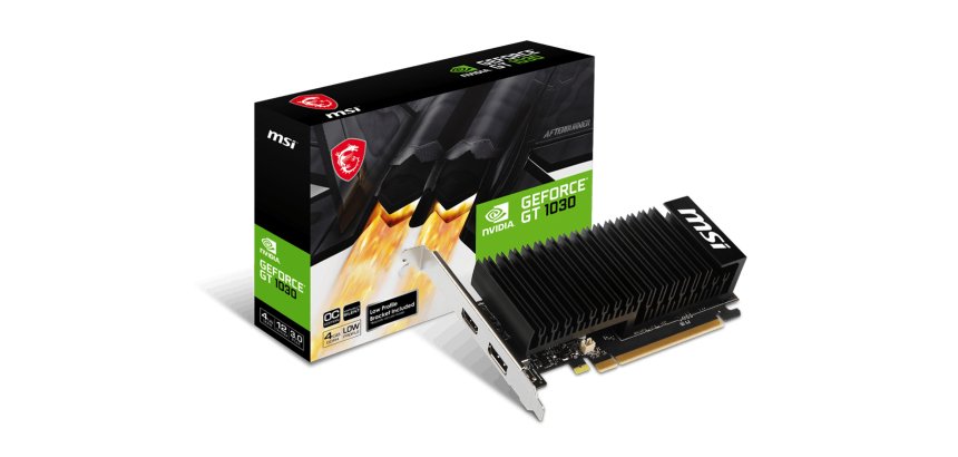 MSI GeForce GT 1030 4GHD4 LP OC NVIDIA 4 GB GDDR4