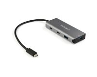 StarTech.com Hub USB-C 4 Ports - 2x USB-A et 2x USB-C - Hub SuperSpeed 10Gbps USB Type-C 3.2 Gen 2 - Alimentation Bus USB - Adaptateur USB-C vers USB - Aluminium - Câble 25 cm