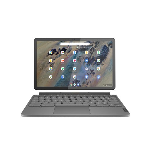 Lenovo IdeaPad Duet 3 Chrome 11Q727 Qualcomm Snapdragon 7c Gen 2 Chromebook 27,8 cm (10.9") Écran tactile 2K 8 Go LPDDR4x-SDRAM 128 Go eMMC Wi-Fi 5 (802.11ac) ChromeOS Français Gris