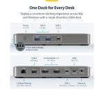 StarTech.com USB4 Docking Station, Driverless Dual 4K 144Hz for Mac and Windows, Universal USB-C Dock with DisplayPort, 100W PD and 2.5GbE