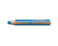 Crayon multi talents stabilo woody 3 in 1 bleu cobalt