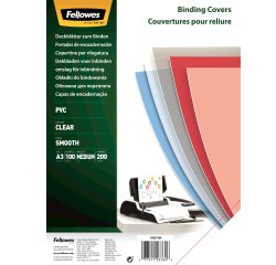 Fellowes 53764 binding cover A3 PVC Transparent 100 pc(s)
