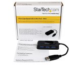StarTech.com Hub Mini USB 3.0 (5Gbps) SuperSpeed a 4 porte portatile - Nero