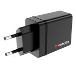 Verbatim Chargeur USB mural 4 ports 30 W - Noir