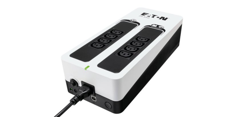 Eaton 3S550I sistema de alimentación ininterrumpida (UPS) En espera (Fuera de línea) o Standby (Offline) 0,55 kVA 330 W 8 salidas AC