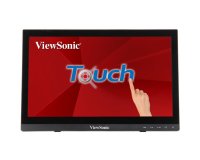 Viewsonic TD1630-3 pantalla para PC 39,6 cm (15.6") 1366 x 768 Pixeles HD LCD Pantalla táctil Multi-usuario Negro