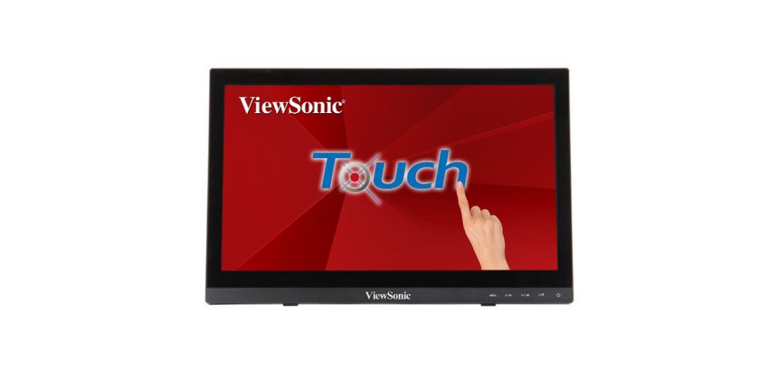 Viewsonic TD1630-3 écran plat de PC 39,6 cm (15.6") 1366 x 768 pixels HD LCD Écran tactile Multi-utilisateur Noir