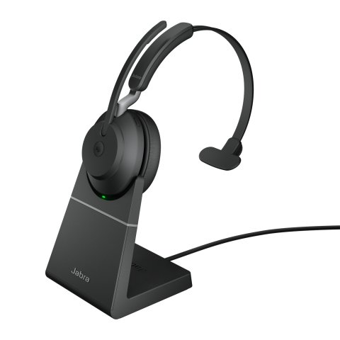 Jabra Evolve2 65 Auriculares Inalámbrico Diadema Oficina/Centro de llamadas USB tipo A Bluetooth Base de carga