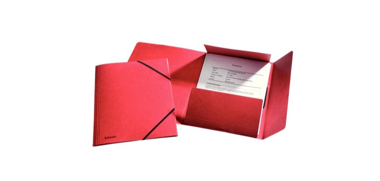 Esselte 26593 folder Cardboard Red A4