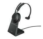 Jabra Evolve2 65 Casque Sans fil Arceau Bureau/Centre d'appels USB Type-A Bluetooth Socle de chargement Noir