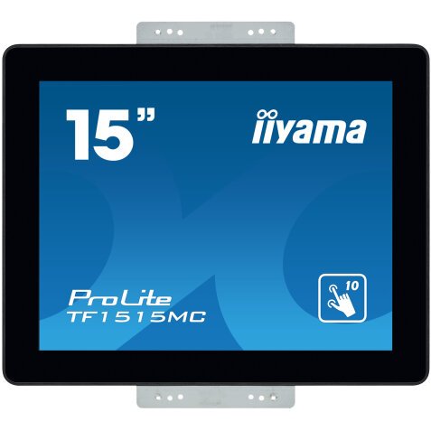 iiyama ProLite TF1515MC-B2 écran plat de PC 38,1 cm (15") 1024 x 768 pixels XGA LED Écran tactile Noir