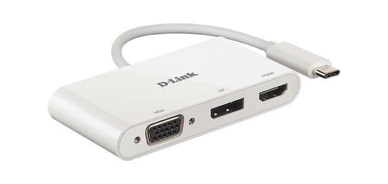 D-Link DUB-V310 station d'accueil Avec fil USB 3.2 Gen 1 (3.1 Gen 1) Type-C Blanc